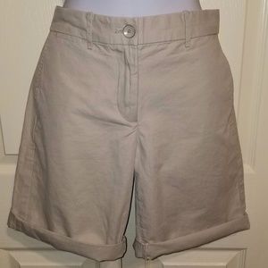GAP boyfriend roll up shorts NWT